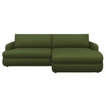 Narożnik LUSH obły z funkcją spania i pojemnikiem na pościel duży