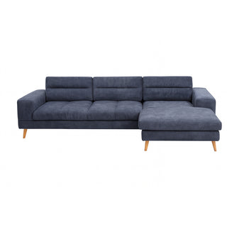 Nowoczesny narożnik NEW YORK na drewnianych nóżkach