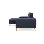 Nowoczesny narożnik NEW YORK na drewnianych nóżkach