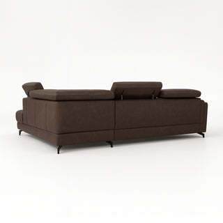 Narożnik PIANO z funkcją spania oraz pojemnikiem i regulowanymi zagłówkami