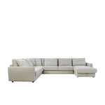 Narożnik DULCE z funkcją spania U-kształtny z dwoma pojemnikami