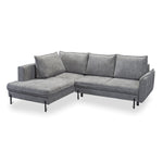 Narożnik BJORK rozkładany z pojemnikiem na metalowych nóżkach