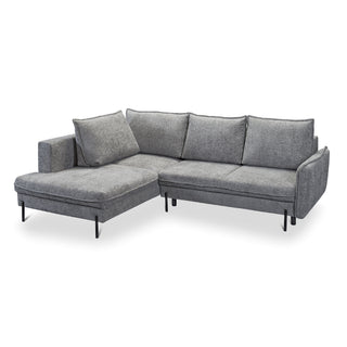 Narożnik BJORK rozkładany z pojemnikiem na metalowych nóżkach