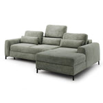 Narożnik DREAM z funkcją spania, pojemnikiem i ruchomymi zagłówkami