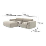 Narożnik modułowy LAZZY nowoczesny design i miękki komfort