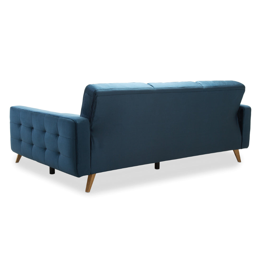 Narożnik NAPPA rozkładany z pojemnikiem na drewnianych nóżkach