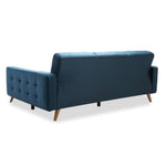 Narożnik NAPPA rozkładany z pojemnikiem na drewnianych nóżkach