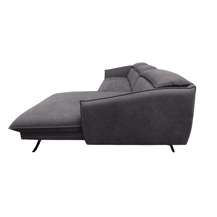 Modern TISSANO corner sofa for the living room with movable headrests