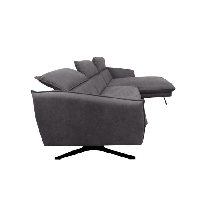 Modern TISSANO corner sofa for the living room with movable headrests