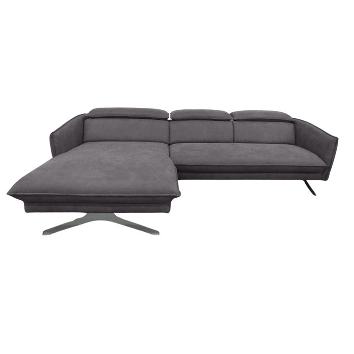 Modern TISSANO corner sofa for the living room with movable headrests