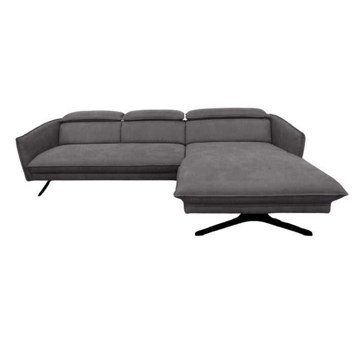 Modern TISSANO corner sofa for the living room with movable headrests