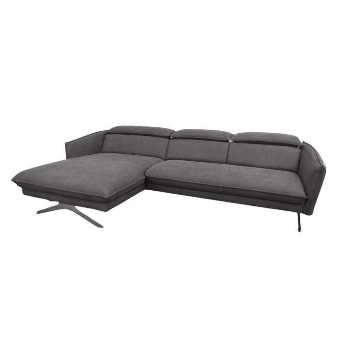 Modern TISSANO corner sofa for the living room with movable headrests