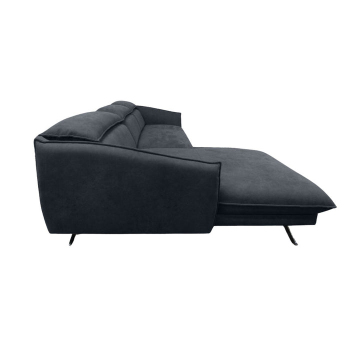 Modern TISSANO corner sofa for the living room with movable headrests