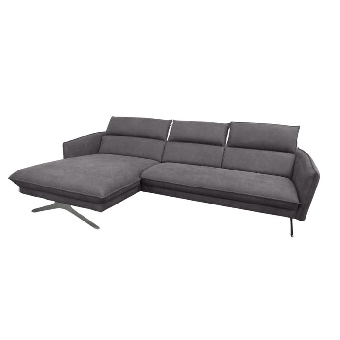 Modern TISSANO corner sofa for the living room with movable headrests