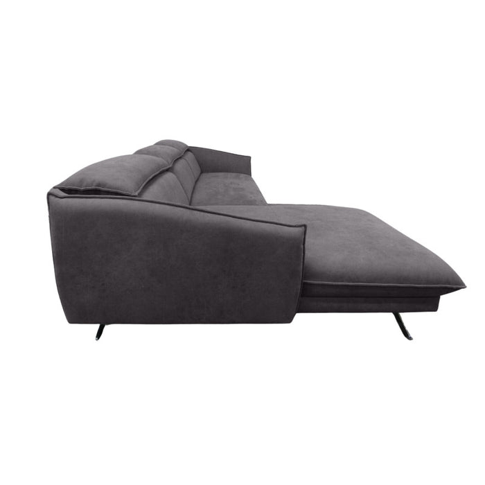 Modern TISSANO corner sofa for the living room with movable headrests