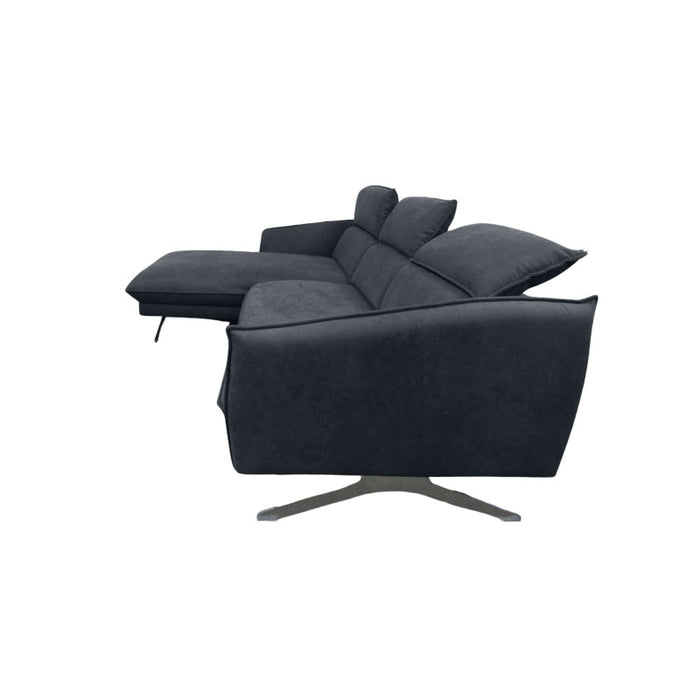 Modern TISSANO corner sofa for the living room with movable headrests