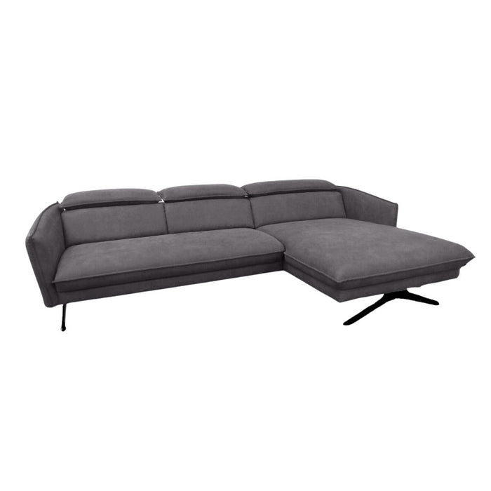 Modern TISSANO corner sofa for the living room with movable headrests