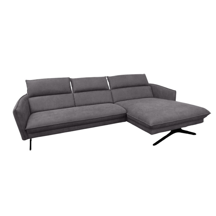 Modern TISSANO corner sofa for the living room with movable headrests