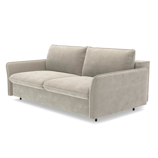 Sofa NUNO 3 osobowa z funkcją spania codziennego stelaż włoski z materacem 160 cm i pojemnikiem