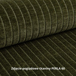 Narożnik LUSH obły z funkcją spania i pojemnikiem na pościel duży