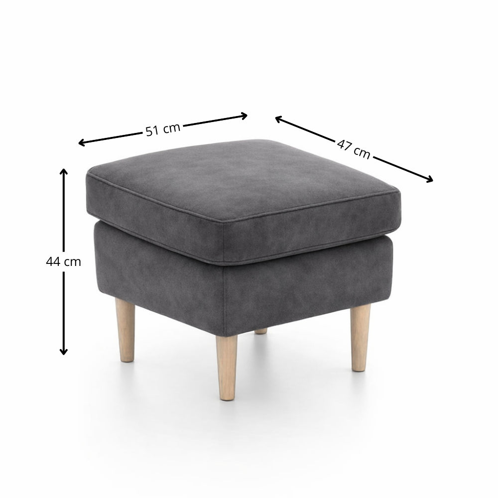 Podnóżek FIDO na drewnianych nóżkach