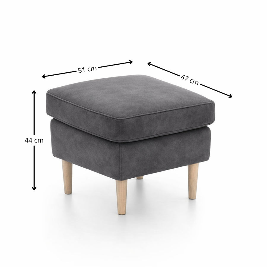 Podnóżek FIDO na drewnianych nóżkach