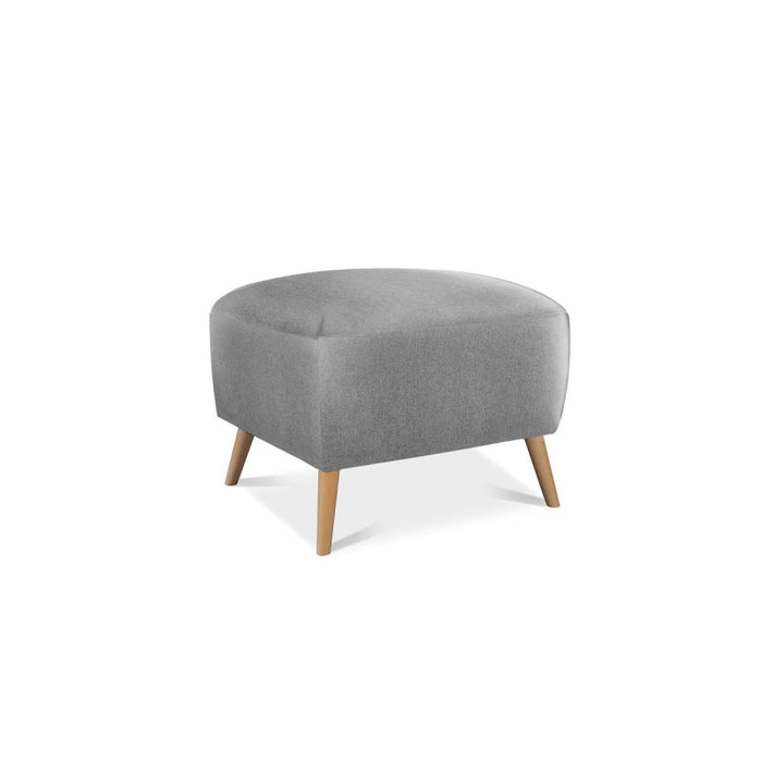 REBECCA footstool on wooden legs