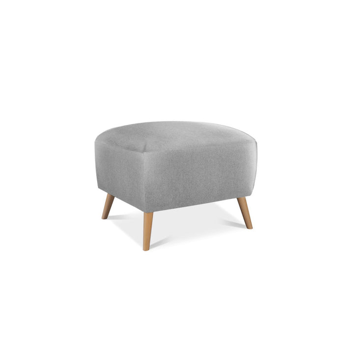 REBECCA footstool on wooden legs