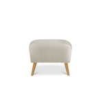 REBECCA footstool on wooden legs