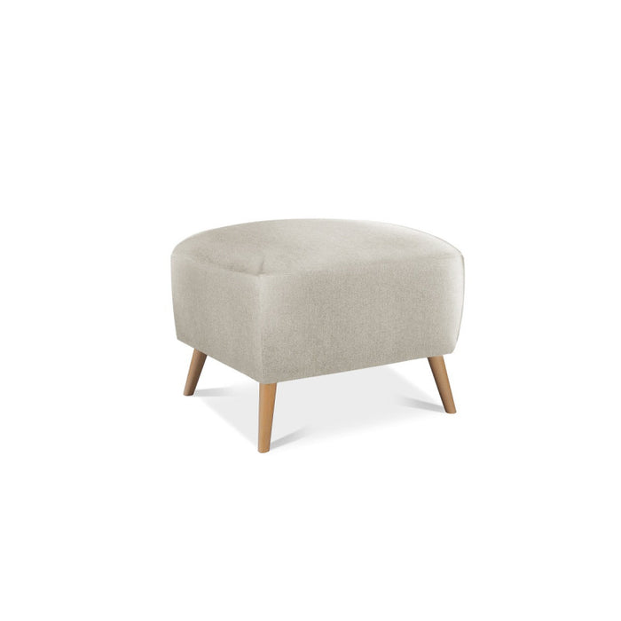 REBECCA footstool on wooden legs