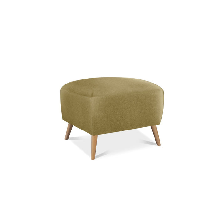 REBECCA footstool on wooden legs