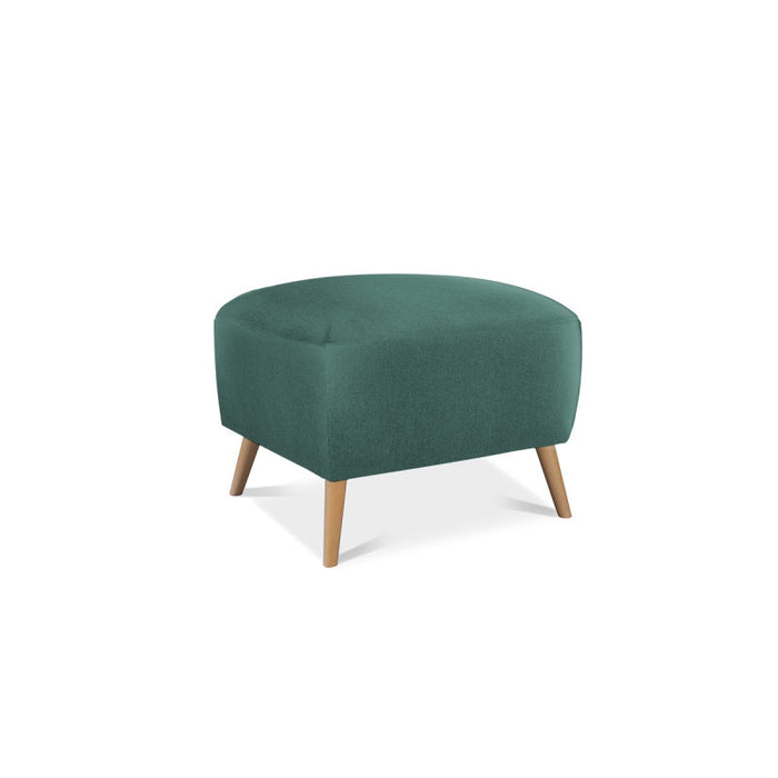 REBECCA footstool on wooden legs