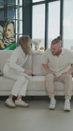 Sofa Bergen rozkładana z pojemnikiem na metalowych nóżkach