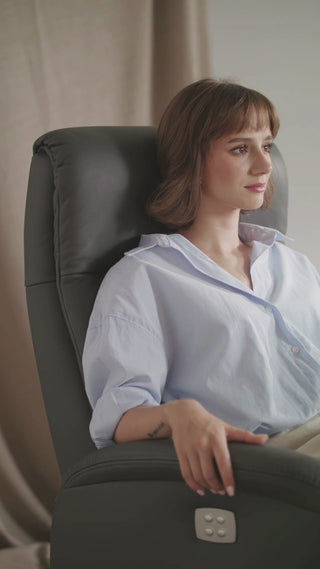 AROSSA electric armchair leather with two functions