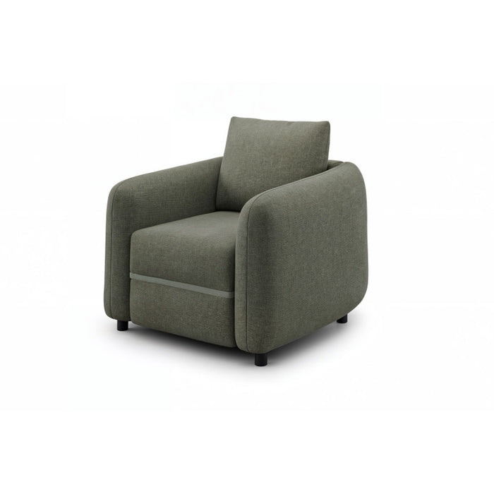 LUSH round lounge armchair with armrests