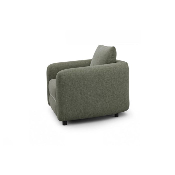 LUSH round lounge armchair with armrests