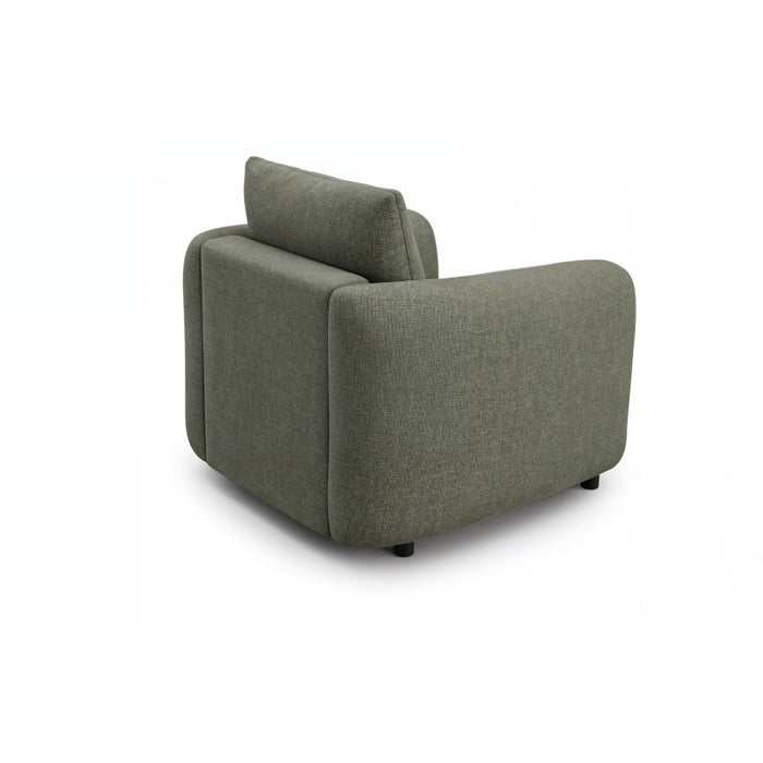 LUSH round lounge armchair with armrests