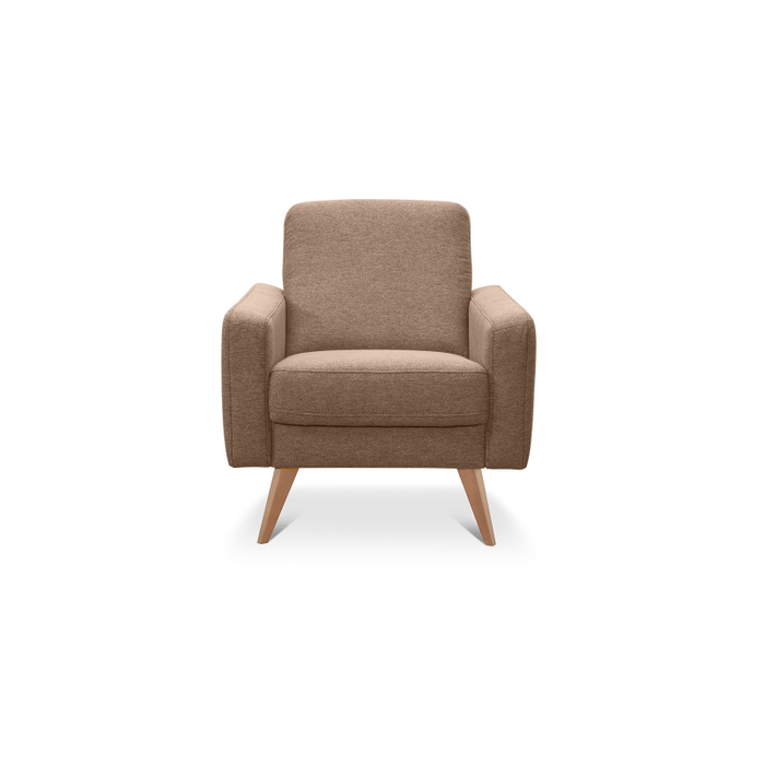 SAMSO armchair, modern, on wooden legs