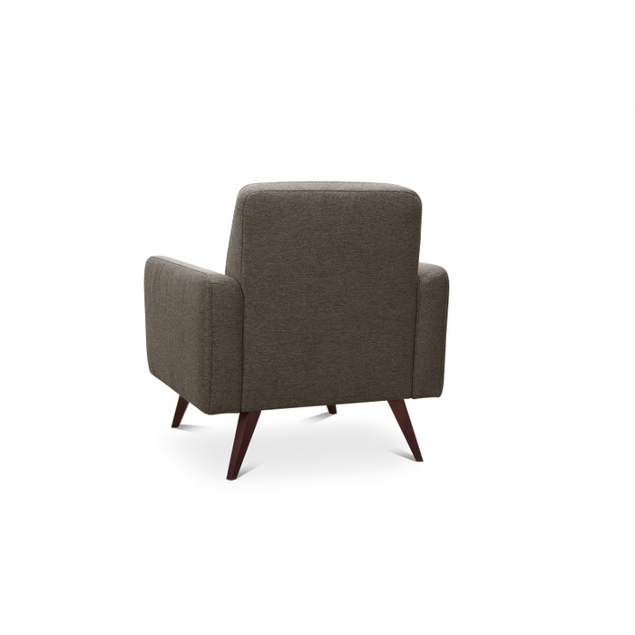 SAMSO armchair, modern, on wooden legs