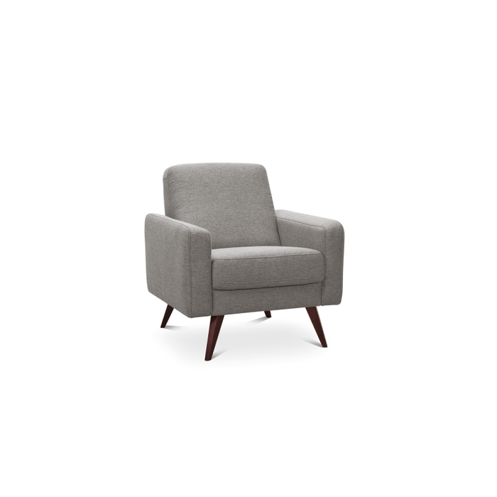 SAMSO armchair, modern, on wooden legs