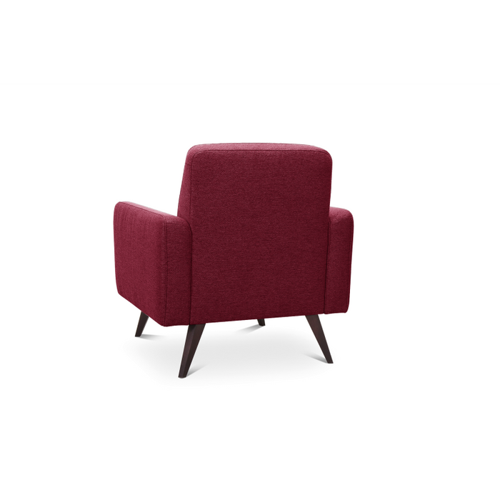 SAMSO armchair, modern, on wooden legs