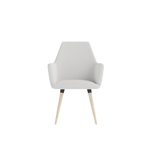 COSMO upholstered chair on wooden legs