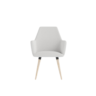 COSMO upholstered chair on wooden legs