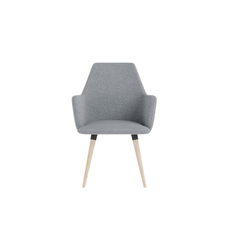 COSMO upholstered chair on wooden legs