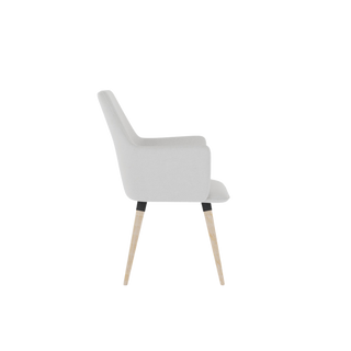 COSMO upholstered chair on wooden legs