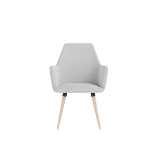 COSMO upholstered chair on wooden legs