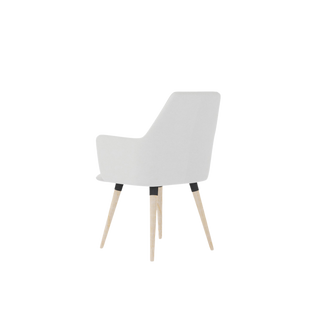 COSMO upholstered chair on wooden legs