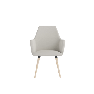 COSMO upholstered chair on wooden legs