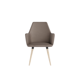 COSMO upholstered chair on wooden legs