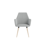 COSMO upholstered chair on wooden legs